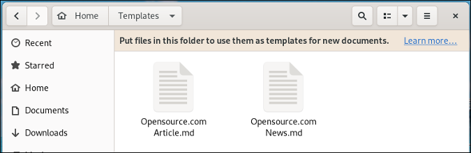 My first two GNOME templates My first two GNOME templates