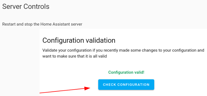 Home Assistant configuration valid Home Assistant configuration valid