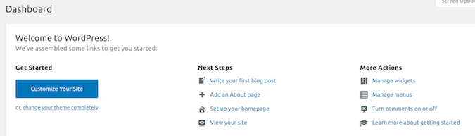 Wordpress configuration Wordpress configuration