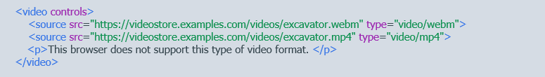 Video controls Video controls