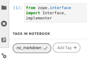 Using tags in Jupyter Notebook Using tags in Jupyter Notebook