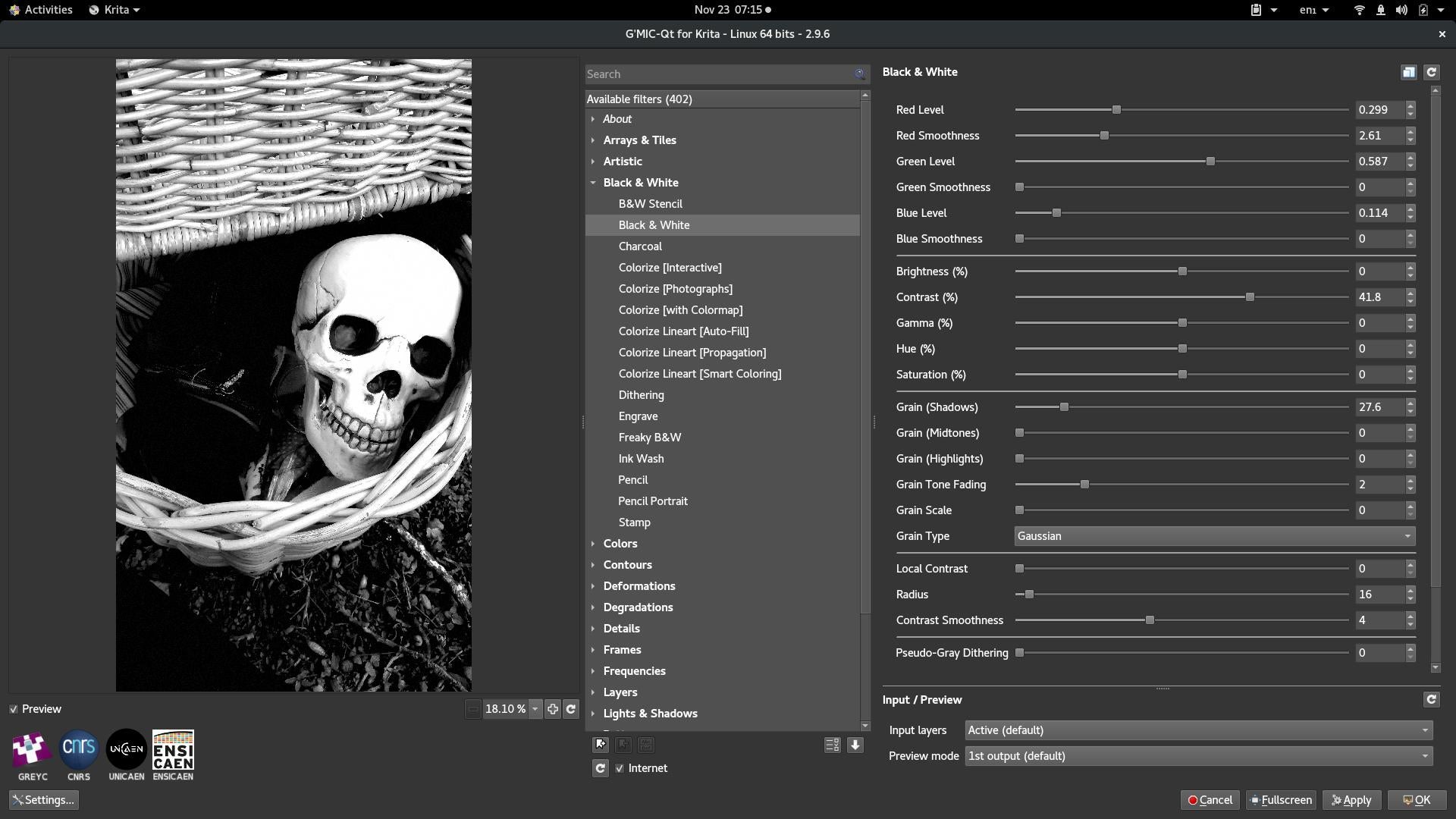 G'MIC plugin for Krita G'MIC plugin for Krita