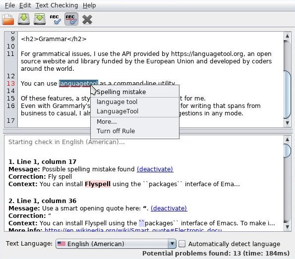 LanguageTool UI LanguageTool UI