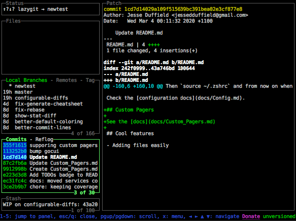Cherry-picking in Lazygit Cherry-picking in Lazygit