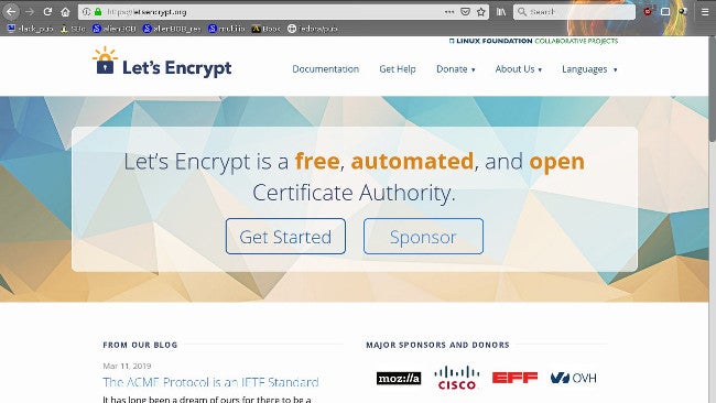 Let's Encrypt website Let's Encrypt website