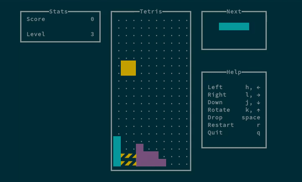 Tetris animation Tetris animation