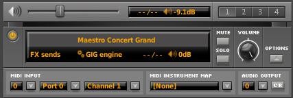 Linux Sampler MIDI Linux Sampler MIDI