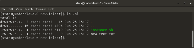ls -al command ls -al command