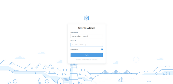 Metabase sign in Metabase sign in