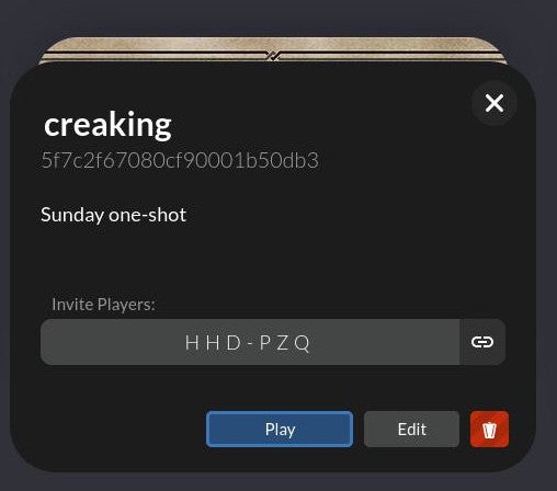 Mythic Table Invite codes Mythic Table Invite codes