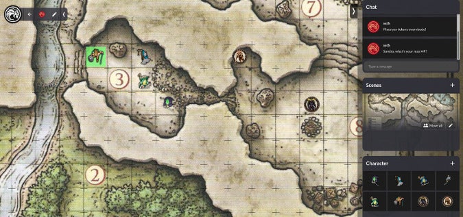 Mythic Table map Mythic Table map