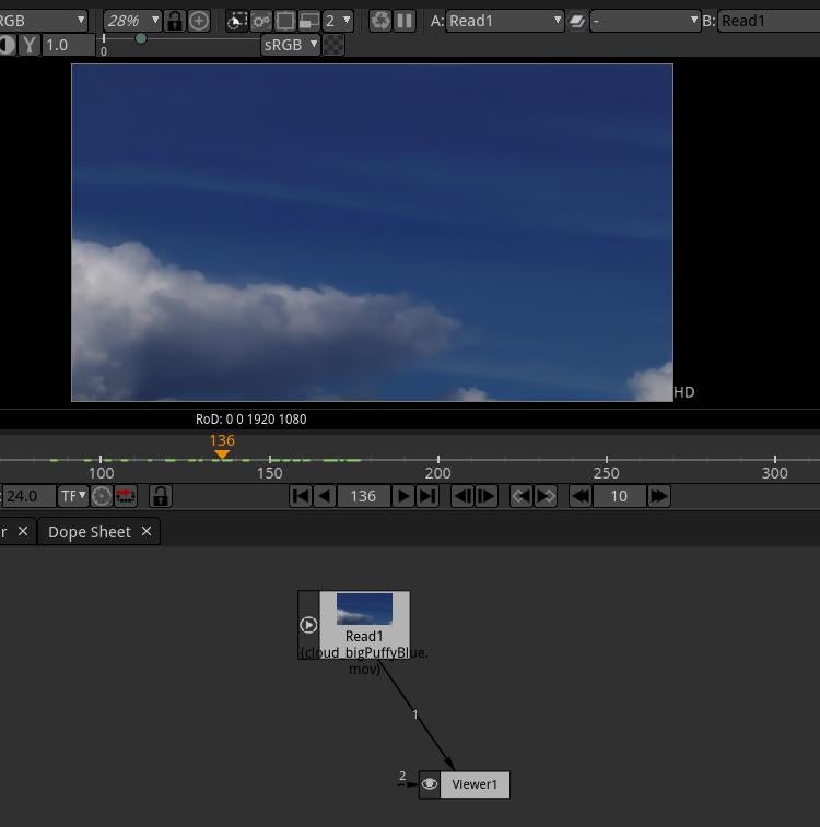 The viewer node in Natron The viewer node in Natron