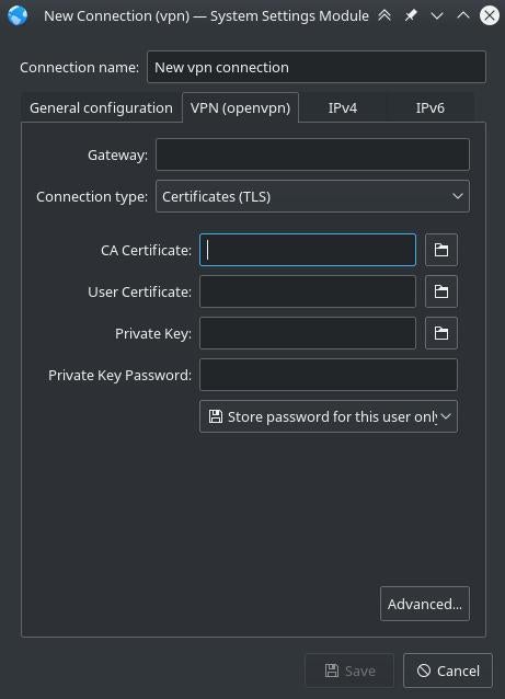VPN displayed in Network Manager VPN displayed in Network Manager