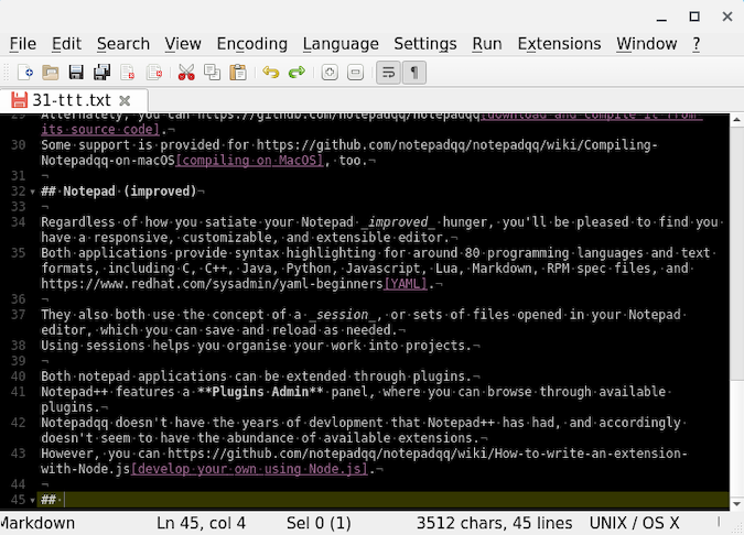 screenshot of black notepad terminal with white lettering screenshot of black notepad terminal with white lettering