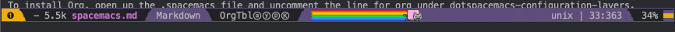 Nyan Cat progress bar in Spacemacs Nyan Cat progress bar in Spacemacs