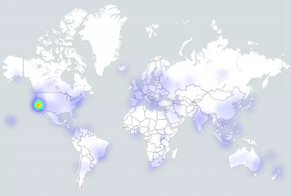 Uber OSS activity based on location and time zone. Source: uber.biterg.io Uber OSS activity based on location. Source: uber.biterg.io