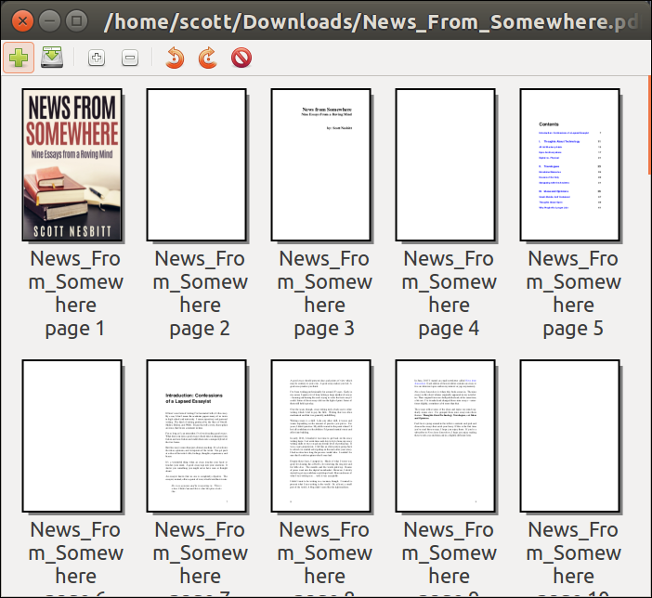 PSF-Shuffler opening a file PDF-Shuffler - opening a file