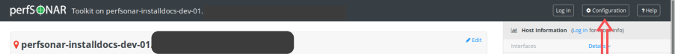 Configuration button Configuration button