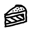 drawing of a piece of pie drawing of a piece of pie