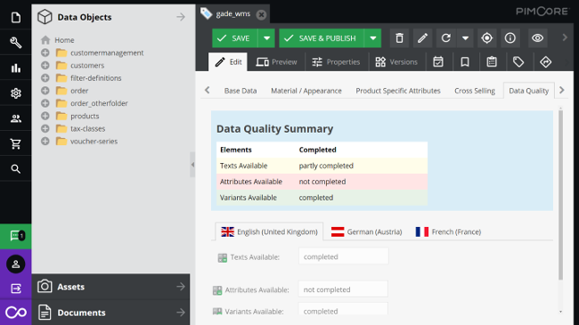 PIM data quality and completeness PIM data quality and completeness