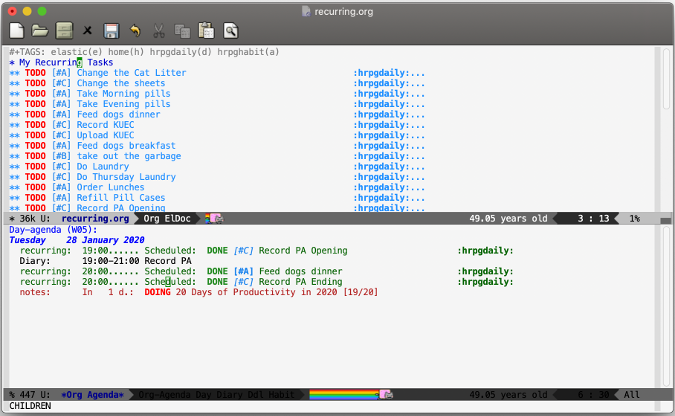 Org Mode in Emacs Org Mode in Emacs