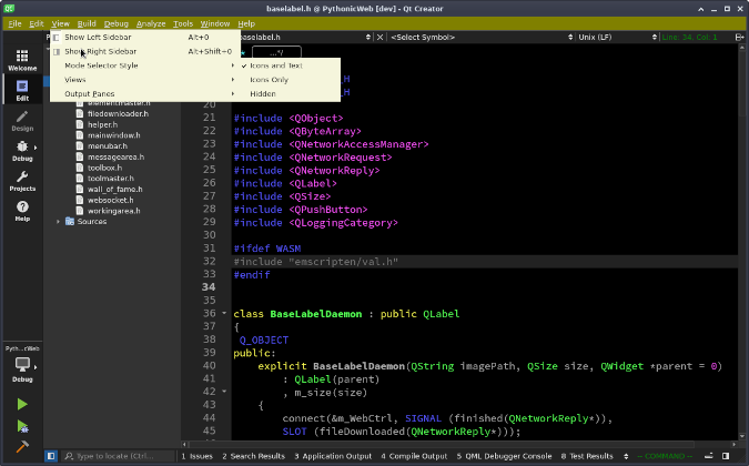 QTCreator custom stylesheet QT Creator custom stylesheet