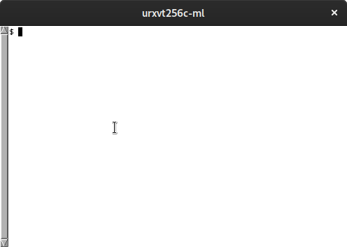 default rxvt interface default rxvt interface