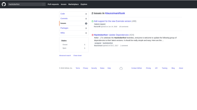 Searching GitHub for projects to contribute to Searching GitHub for projects to contribute to