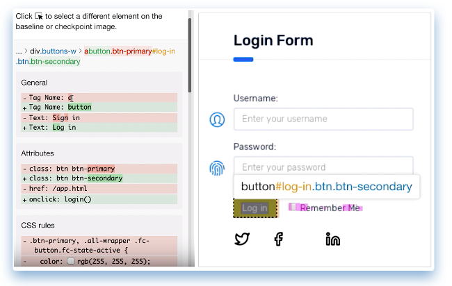 Finding visual bugs Finding visual bugs
