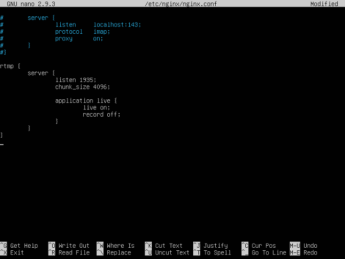 Nginx configuration Nginx configuration