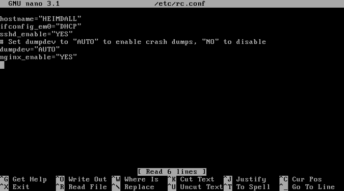 Nginx configuration Nginx configuration