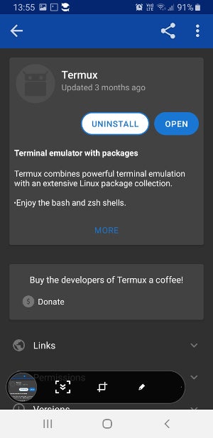 Termux on F-Droid Termux on F-Droid