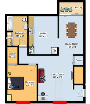 Apartment floor plan Apartment floor plan