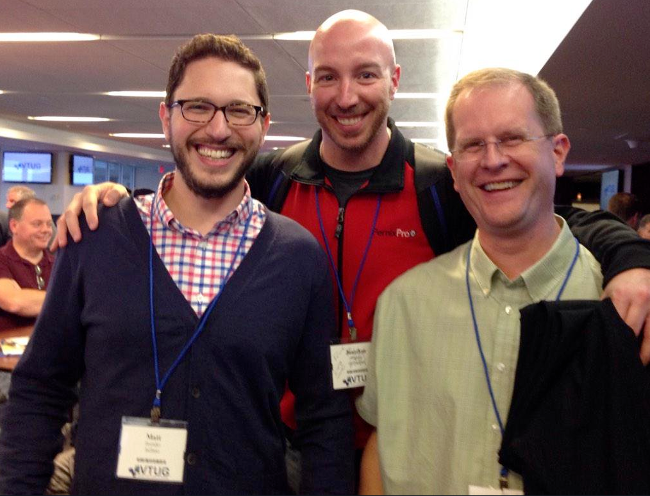Matthew with friends at New England VTUG meeting me with friends at New England VTUG meeting