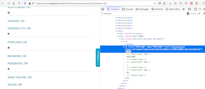 Walgreens location page and code Walgreens location page and code