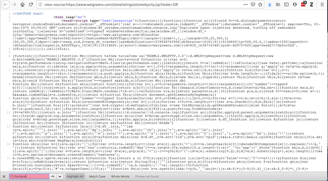 Walgreens source code Walgreens source code