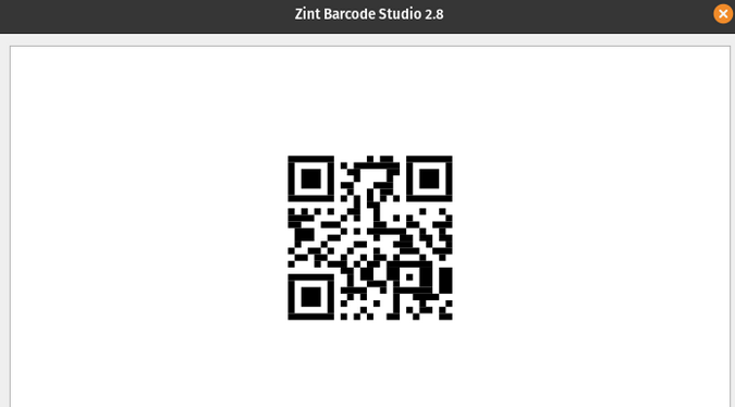 Generating QR code with Zint Generating QR code with Zint