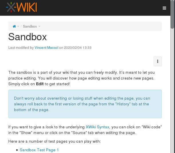 XWiki XWiki